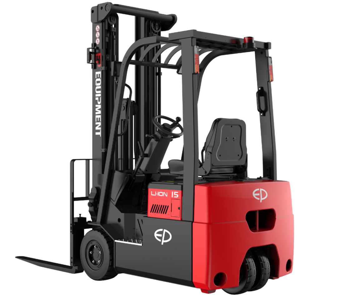 Carrello elevatore elettrico al litio 3 ruote compatto 1500kg CPD15TVL