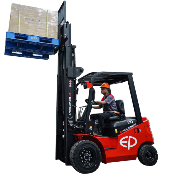 Carrello elevatore elettrico al litio 4 ruote da piazzale 2000kg EFL203 - immagine 3