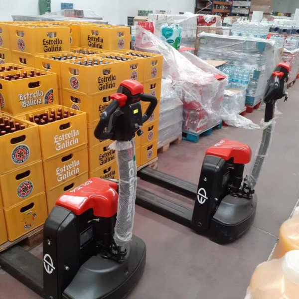Transpallet elettrico semi-professionale al litio 1500kg EPL154 - immagine 7