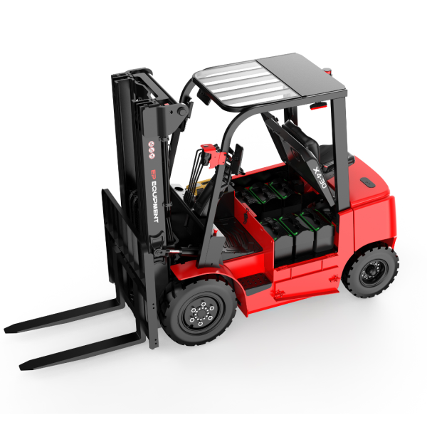 Carrello elevatore al litio 4 ruote da piazzale 3000kg con batterie rimovibili EFL302X4 - immagine 3