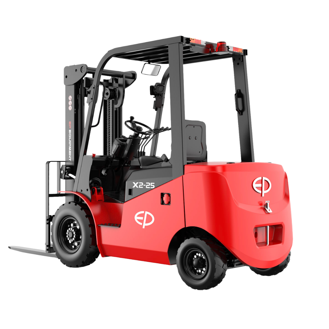 Carrello elevatore elettrico al litio 4 ruote da piazzale 2500kg EFL252X2